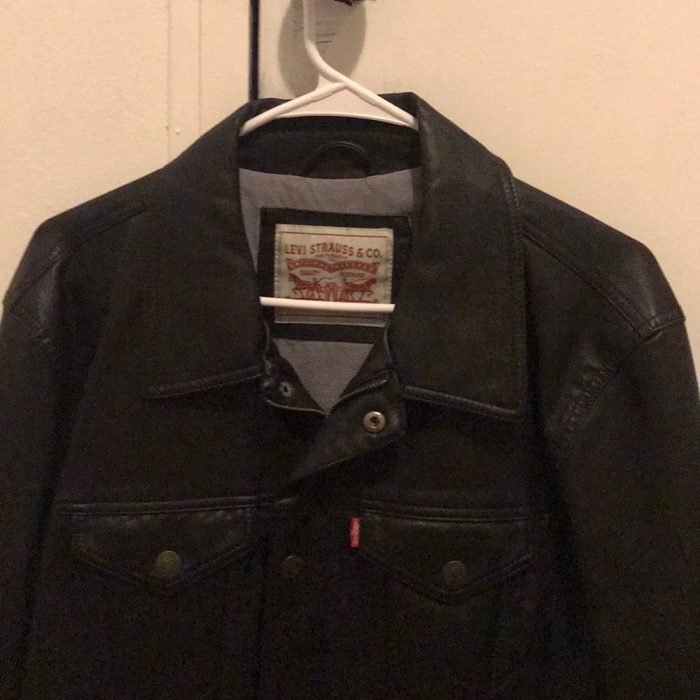 Men’s Faux-Leather Jacket